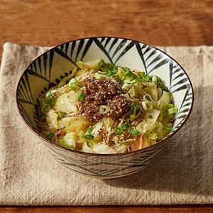 Vegetarian cabbage rice bowl