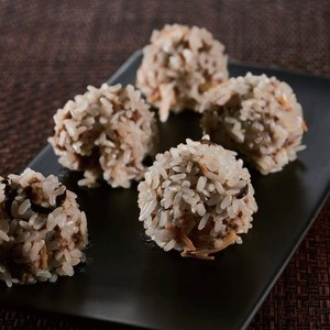 Beef pearl meatballs