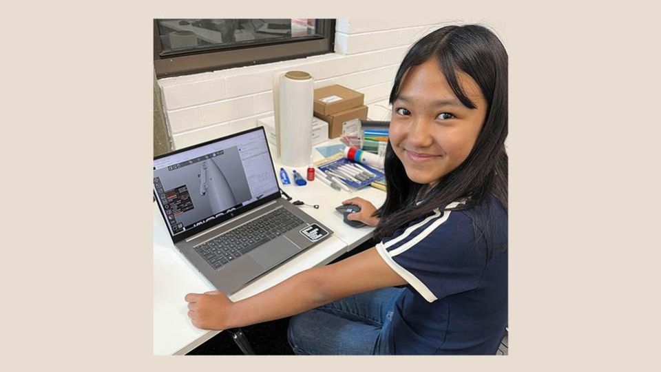 Pema Tsho Sakhu, of Balcatta Senior High School, is one of the youngest participants in the BinarX program at Curtin University.    (Kuensel)