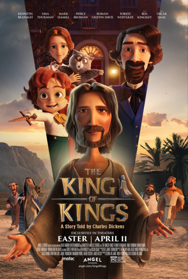 한국 제작사가 만든 애니메이션 ‘킹 오브 킹스’(The King Of Kings)가 북미 개봉 2주차에도 흥행 돌풍을 이어가고 있다. 미국의 영화흥행 집계사이트 박스오피스 모조에 따르면 ‘킹 오브 킹스’는 개봉 둘째 주 금요일인 18일(현지시간) 기준, 북미 3535개 영화관에서 662만8000달러(약 94억 원)의 매출을 올리며 박스오피스 3위에 올랐다. [에인절스튜디오]