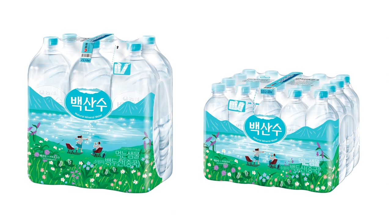 백산수 아트 컬래버레이션 [농심 제공]