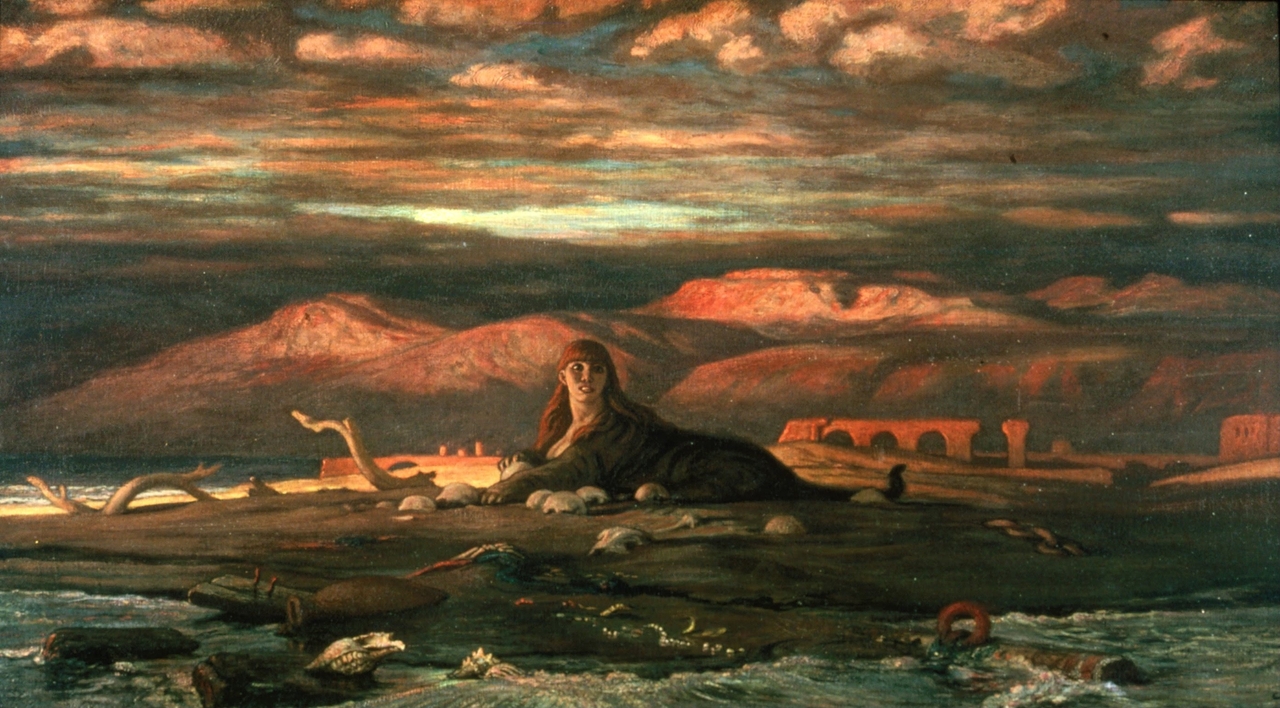 엘리후 베더, 해변의 스핑크스, 1879