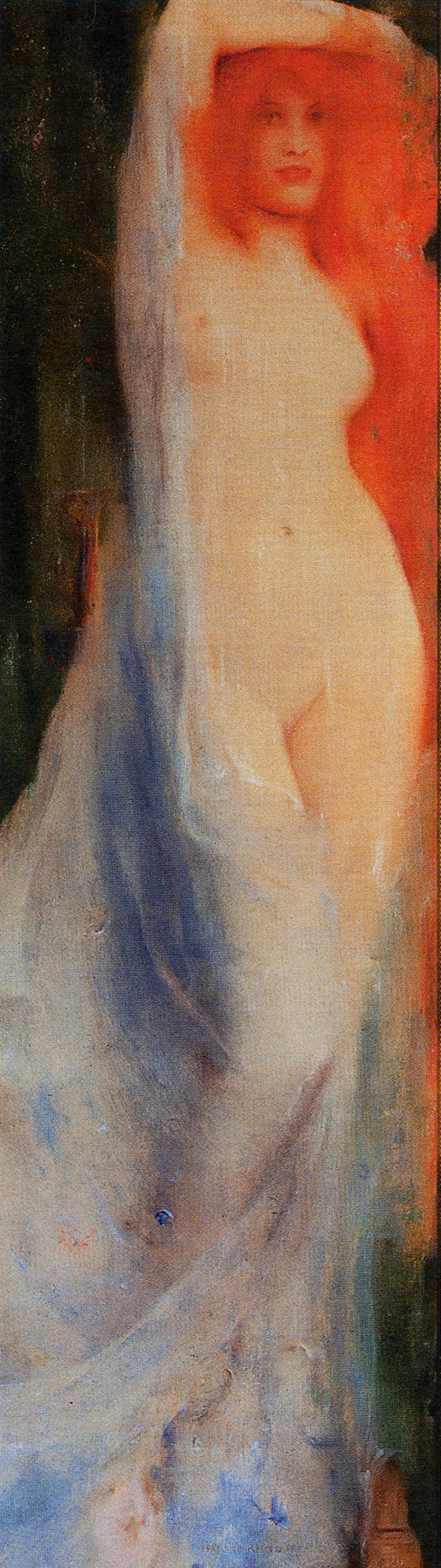 페르낭 크노프, 아크라지아, 1897, 캔버스에 유채, 개인소장