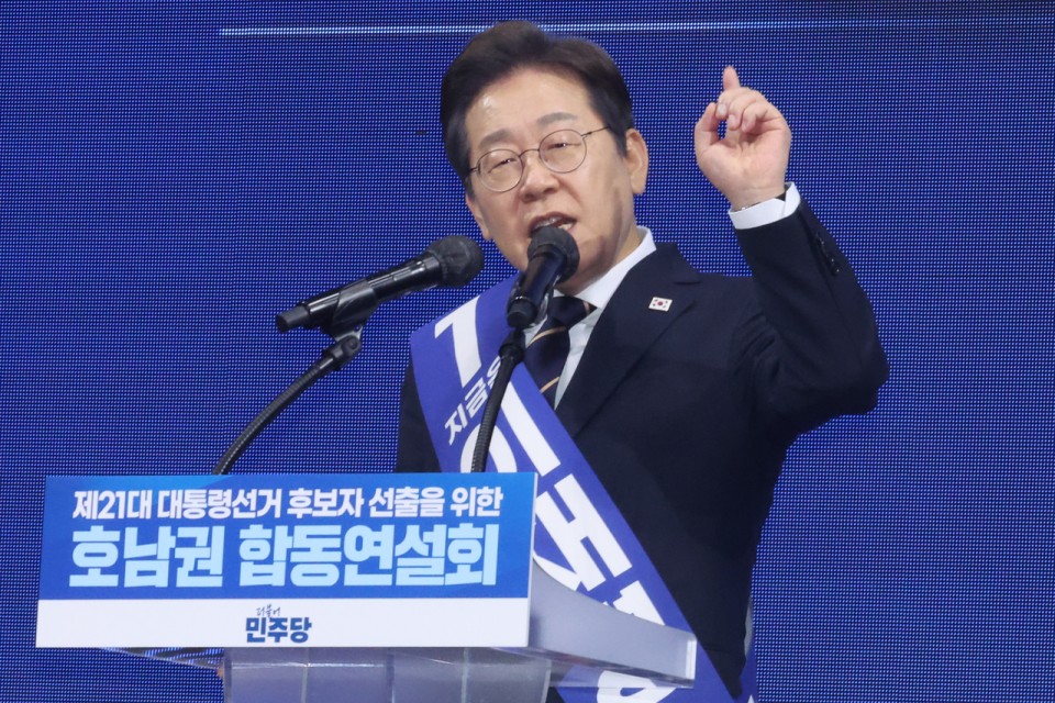 이재명, 호남 경선서도 88.69% 압승…압도적 1위 재확인
