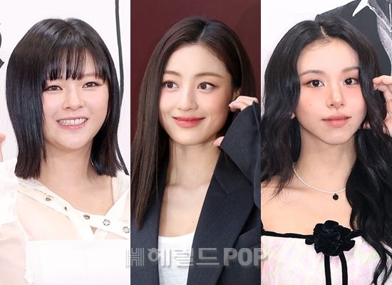 트와이스 정연, 지효, 채영/사진=헤럴드POP DB