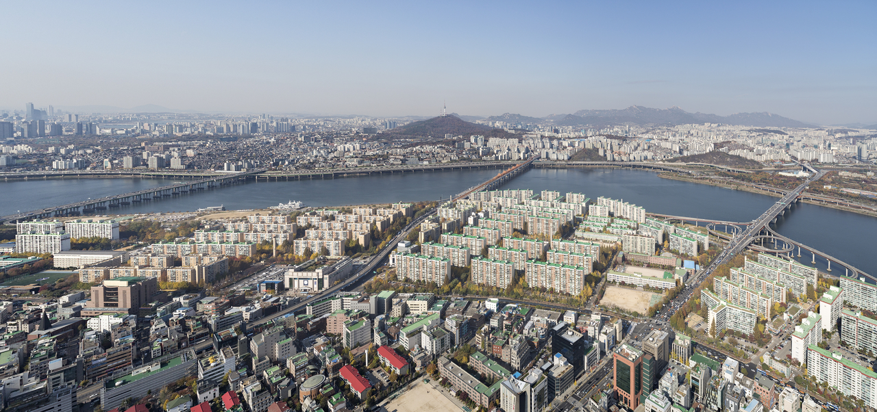 강남구 압구정동 현대아파트 일대 [현대건설 제공]