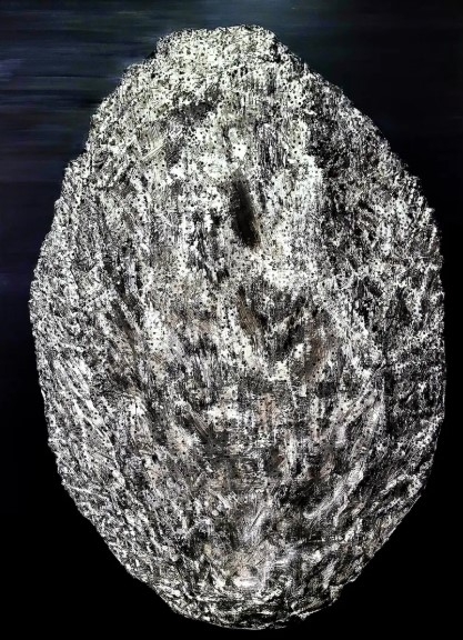 "Black, something-stonescape" by Lee In (Courtesy of Artcube 2R2)