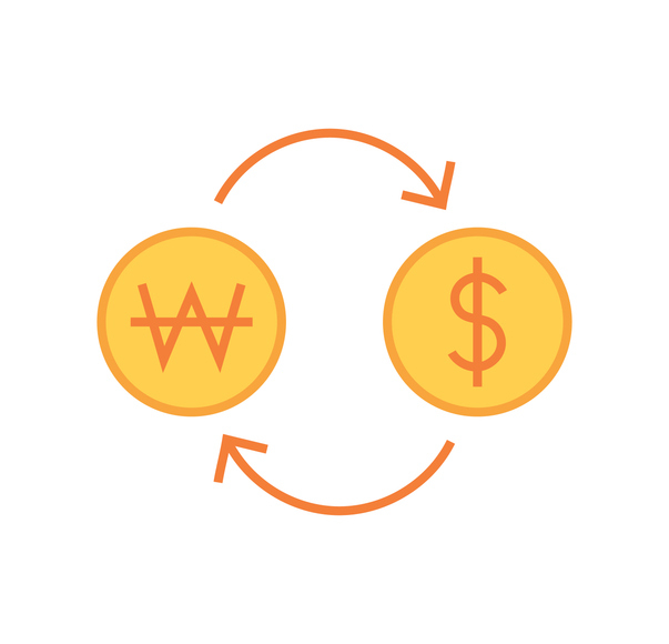The won-dollar exchange rate falls — does that mean the Korean won is gaining or losing value? (gettyimagesbank)