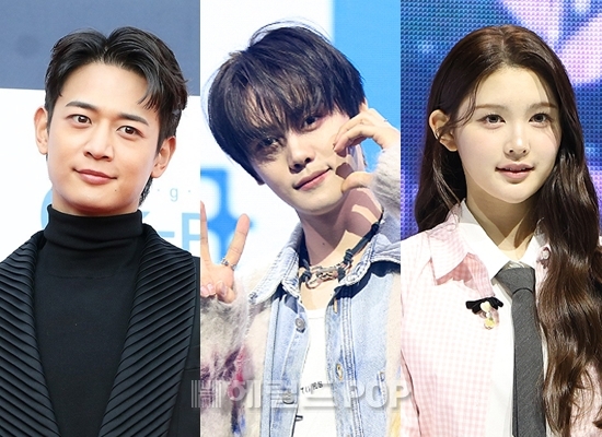 민호, 김규빈, 에이나/사진=헤럴드POP DB