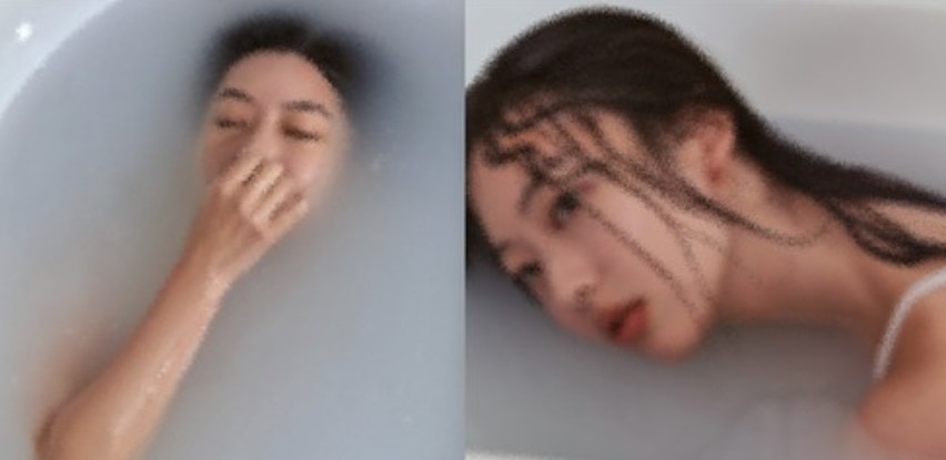 A사의 토너 광고 사진. [SNS]