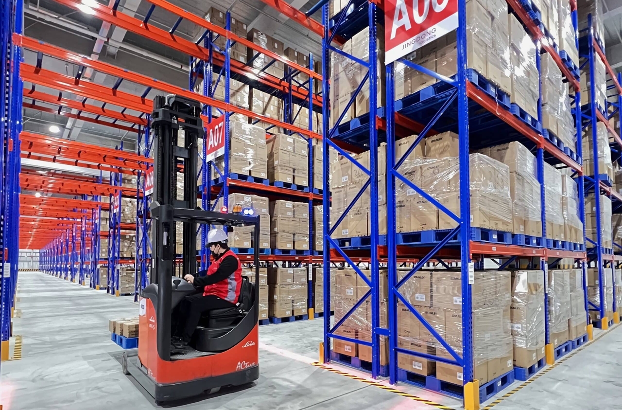 JD Logistics' warehouse in Incheon (JD Logistics)