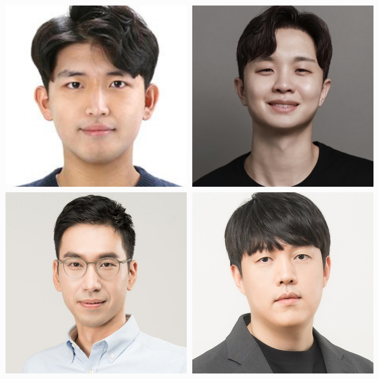 김승원(왼쪽 위부터 시계방향)카네기멜론대 박사과정 연구생, 서민준 KAIST 교수, 이경재 LG AI연구원 데이터 스쿼드(Data Squad)리더, 이문태 LG AI연구원 초지능랩(Super Intelligence Lab)장. [LG AI연구원 제공]