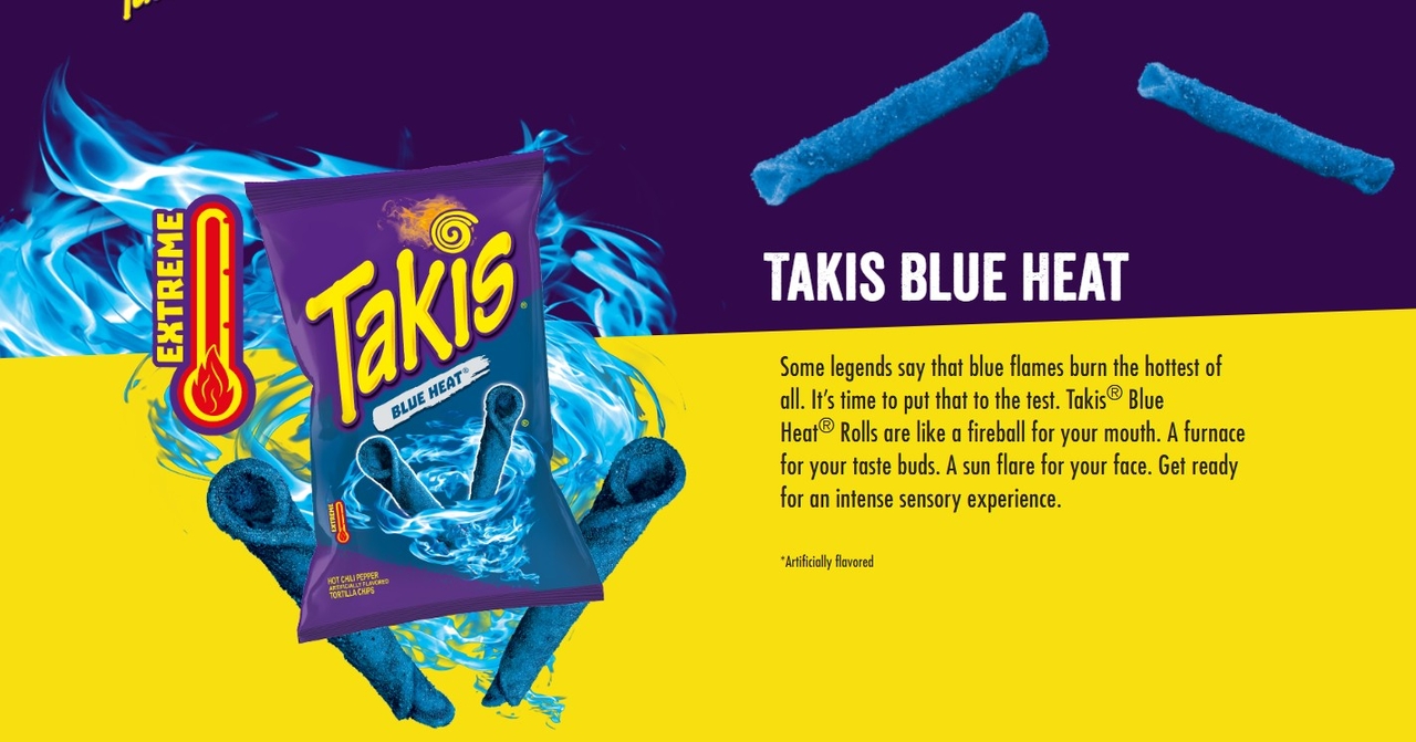 타키스(Takis) 블루 히트(Takis Blue Heat) 맛 [ 그루포 빔보 제공]