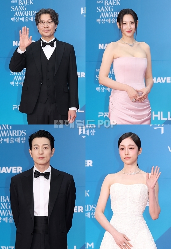 배우 유재명, 수현, 정성일, 노윤서/사진=민선유 기자