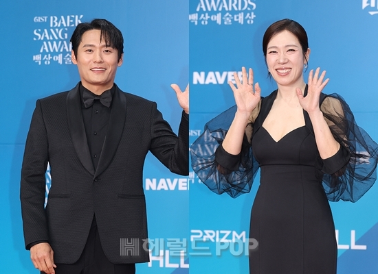배우 최대훈, 염혜란/사진=민선유 기자