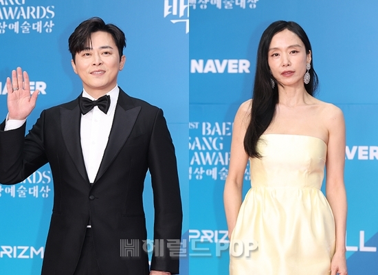 배우 조정석, 전도연/사진=민선유 기자