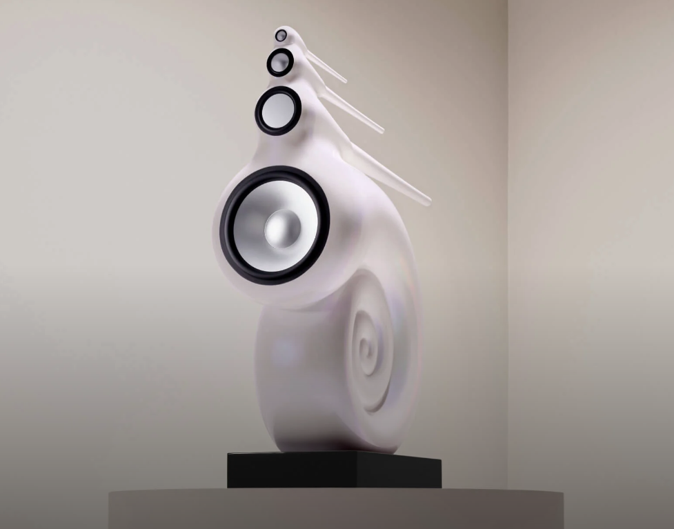 Bowers & Wilkins' loudspeaker Nautilus (Screen capture from Bowers & Wilkins website)