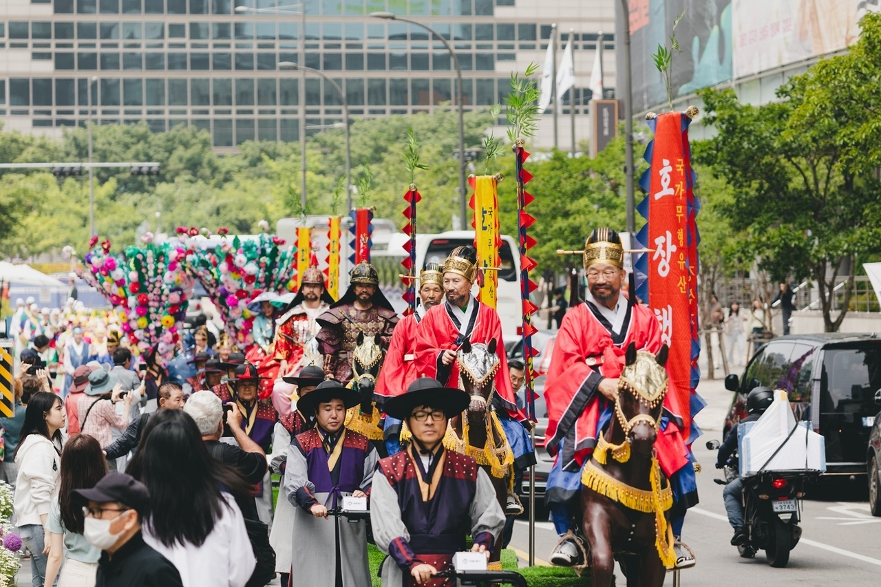 국가무형유산축제 모습. [종로구 제공]