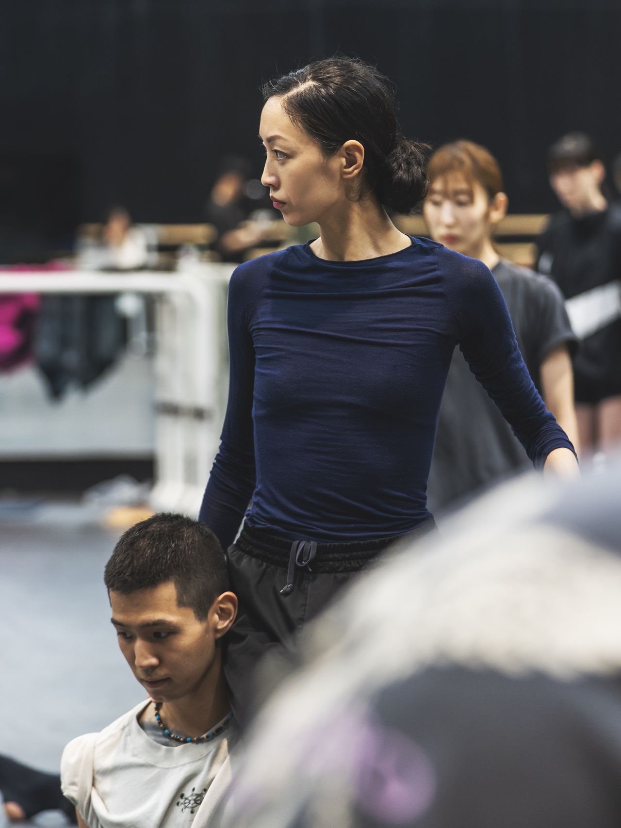 Ballet dancer Lee Sang-eun rehearses a scene from "Walking Mad." (Seoul Metropolitan Ballet)