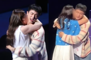 BTS 진에 기습뽀뽀 뒤 고발당한 日 여성, 1년 만에 입국해 자진 출석