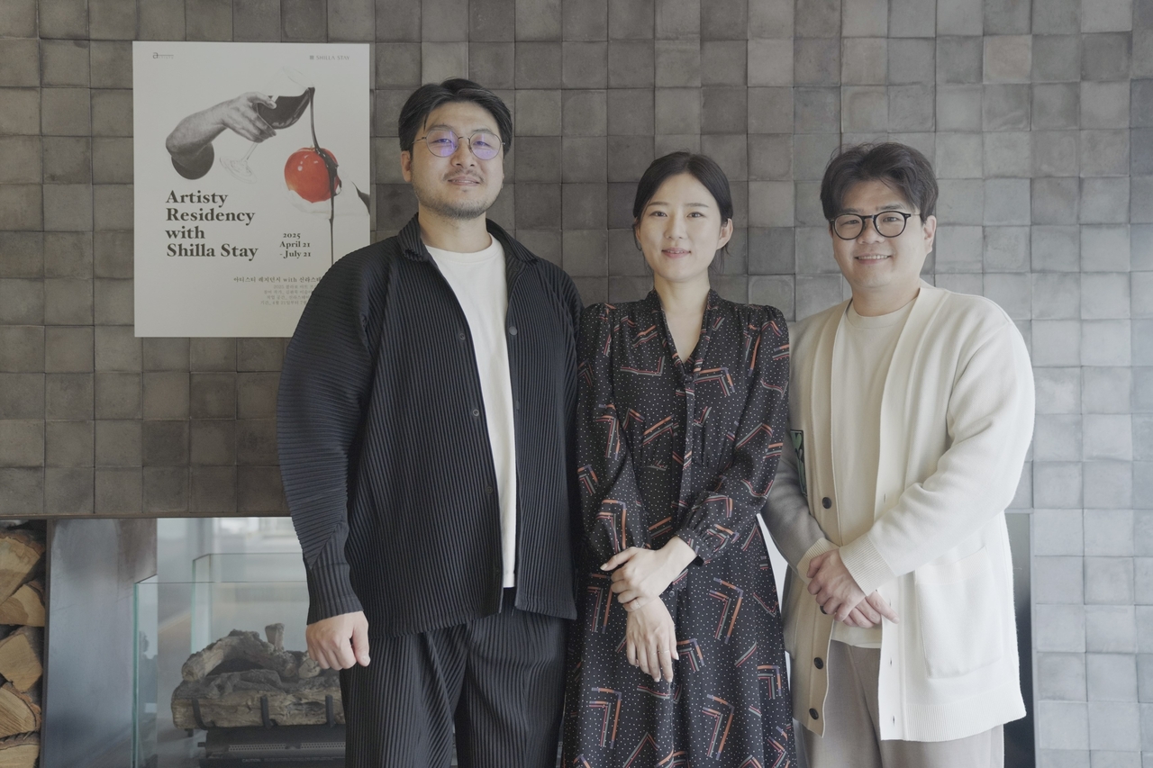 ‘아티스티 레지던시 위드 신라스테이 2025’에 참가하는 이진석, 이슬아, 김판묵 작가