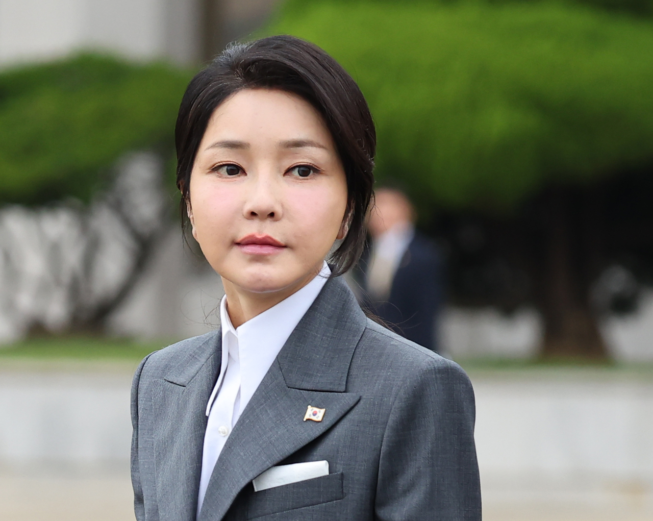South Korean first lady Kim Keon Hee's master's thesis is expected to be deemed plagiarized nearly three years after Sookmyung Women's University launched its investigation. (Newsis)