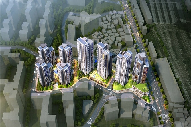 서울 용산구 청파동1가 46번지 일대 공동주택 예상 조감도. [서울시 제공]