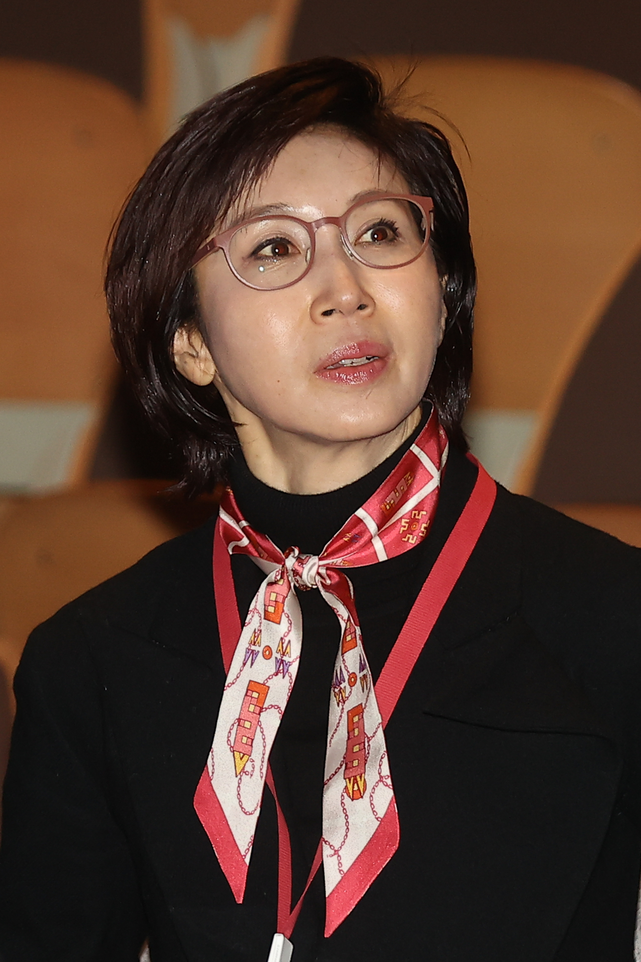노소영 아트센터나비 관장이 지난 3월 서울 중구 국립극장에서 열린 제3회 서울예술상 시상식에 참석하고 있다. 기사 내용과 직접적 연관 없음. [연합]