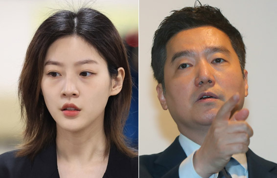 고(故) 김새론과 김세의 가로세로연구소 대표. [연합·뉴시스]