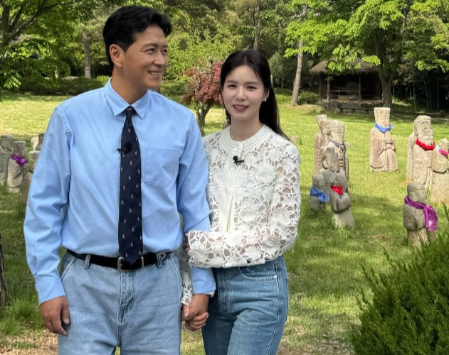 진태현과 박시은 [뉴시스]