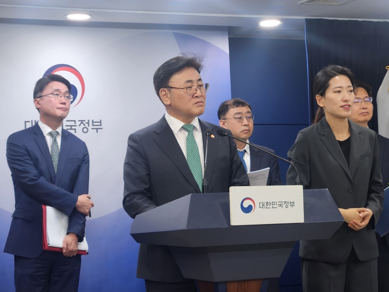 유상임 과학기술정통보통신부 장관이 9일 오전 서울 정부청사에서 열린 브리핑에서 발언하고 있다. 고재우 기자