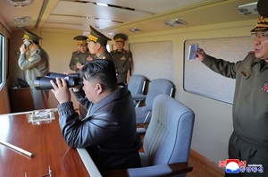 N. Korea's Kim oversees missile test, emphasizes combat readiness of nuclear forces