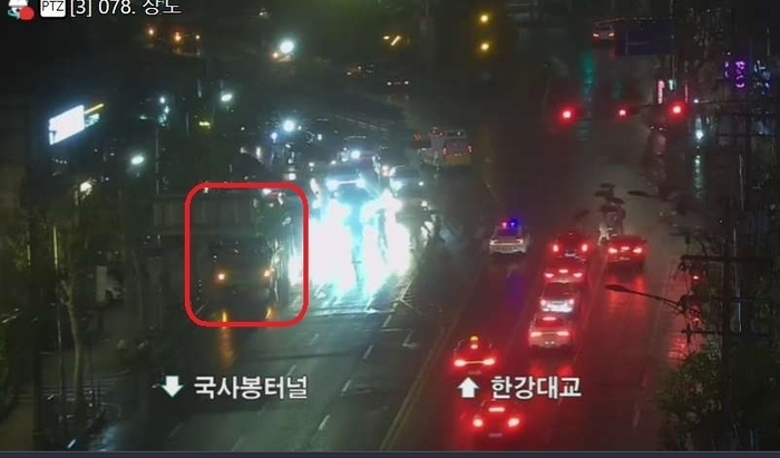 사고현장. [연합뉴스]