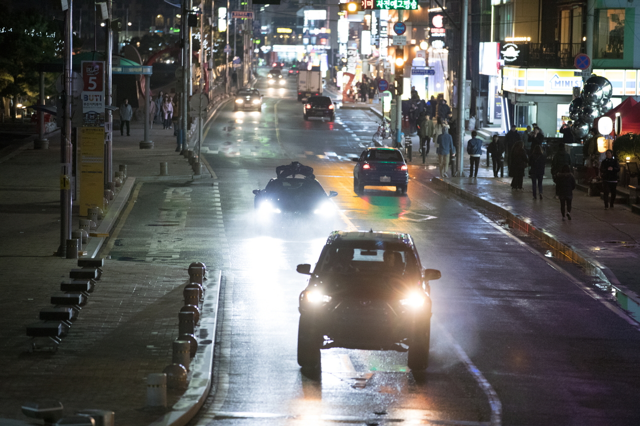 Marvel Studio's "Black Panther" (2018) being filmed in Gwangalli, Busan (Walt Disney Company Korea)