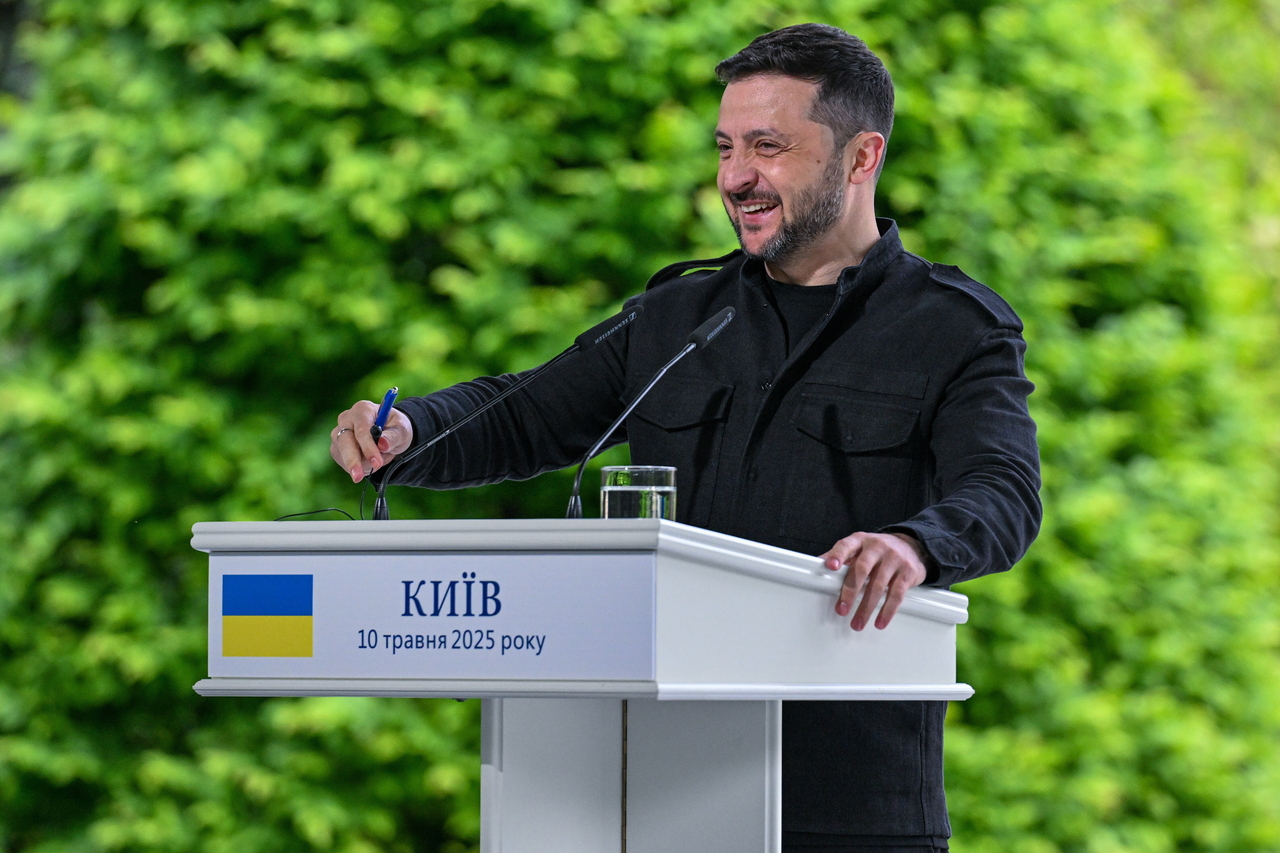 Ukraine's President Volodymyr Zelensykyy   EPA-Yonhap