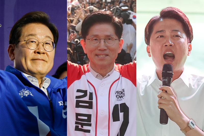 2017년 조기대선 달랐다…3자구도 속 50% 넘보는 1강 [이런정치]