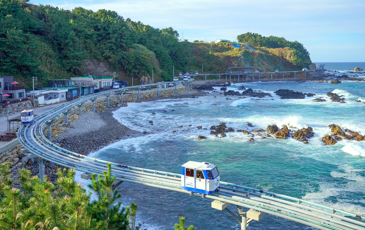 울진 죽변해안스카이레일 [한국관광공사 제공]
