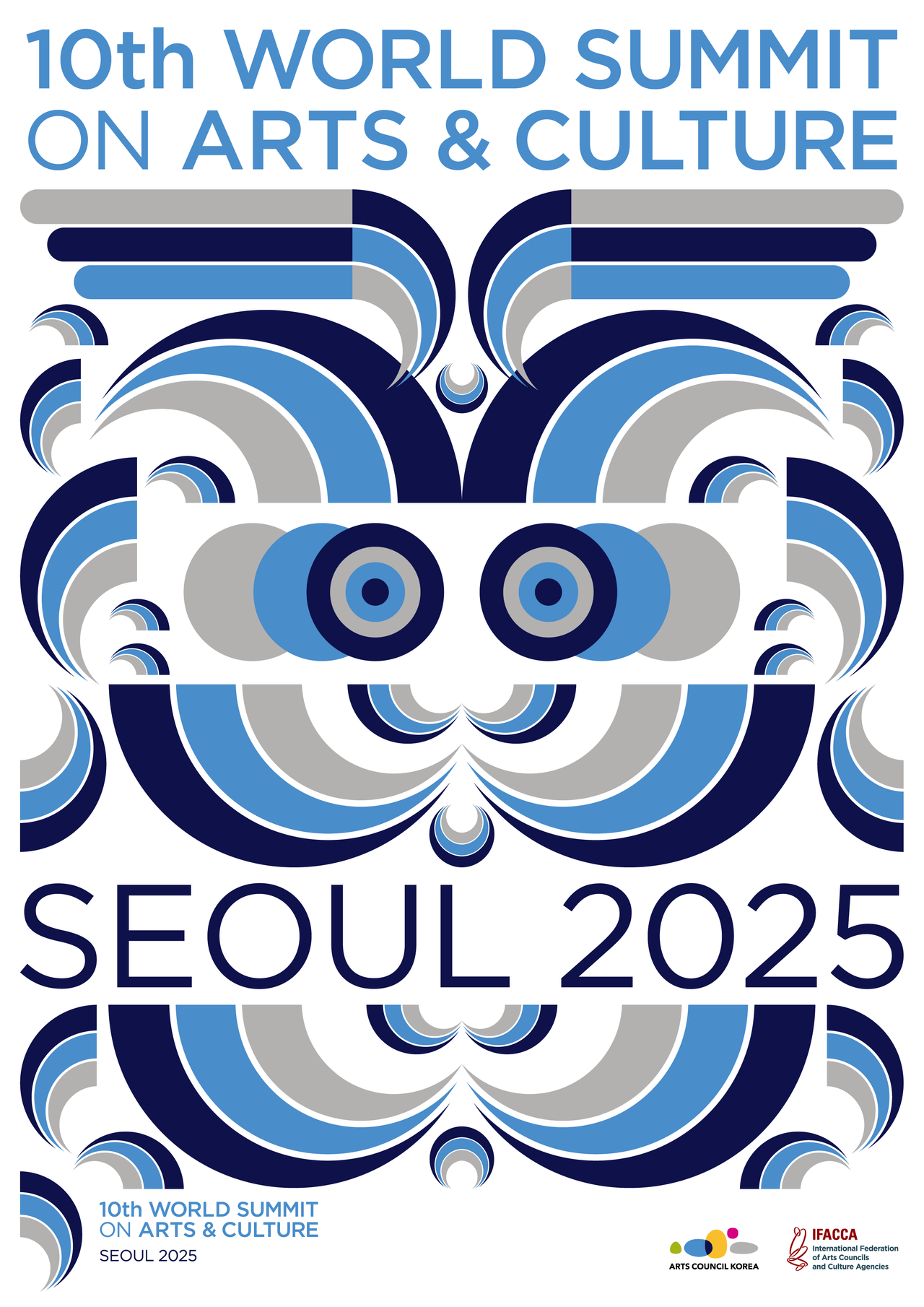 Poster for the 10th World Summit On Arts and Culture (ARKO)