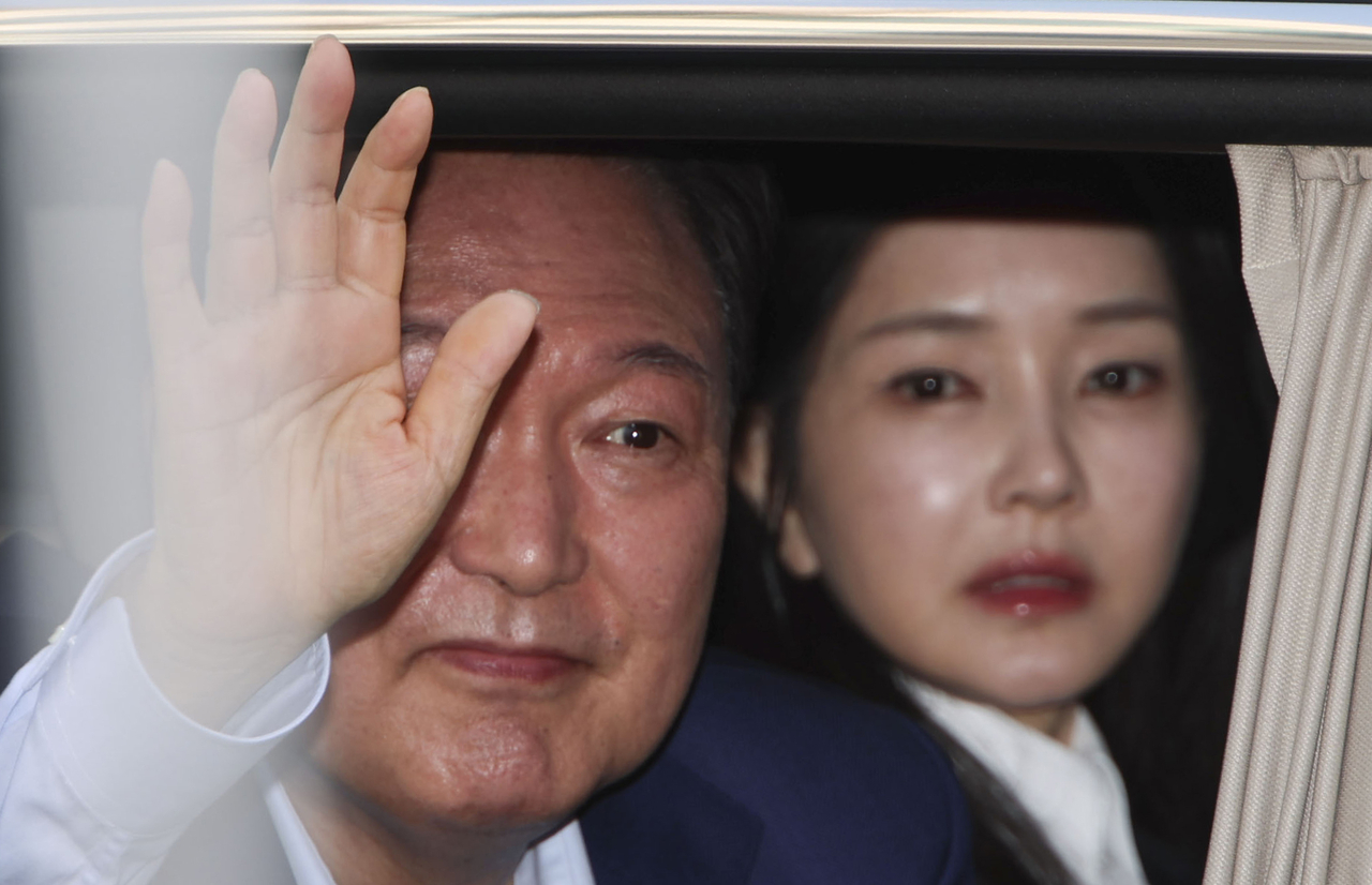 윤석열 전 대통령과 김건희 여사. [연합]