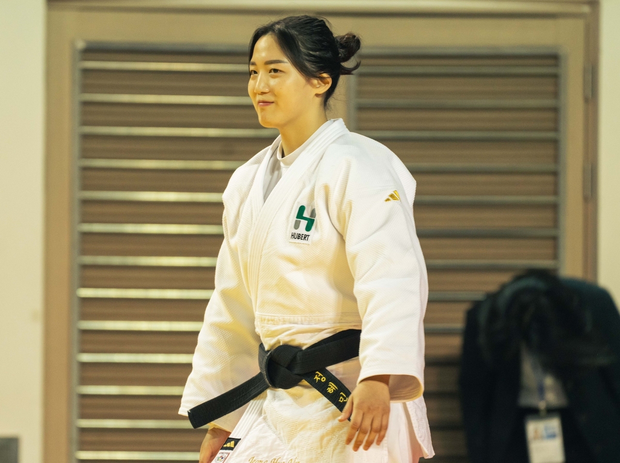 휴버트 유도단 소속으로 출전한 2025 양구전국실업유도선수권대회에서 동메달을 획득한 정혜민 선수    [휴버트 제공]