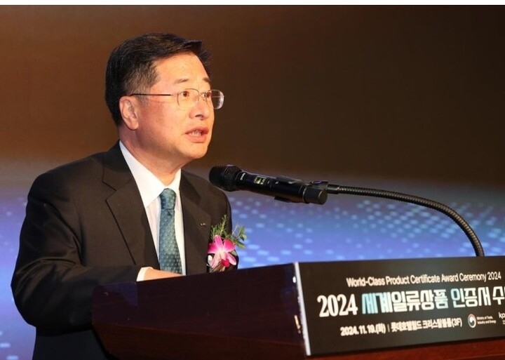 The agency CEO Kang Kyung-sung. (Korea Trade-Investment Promotion Agency)