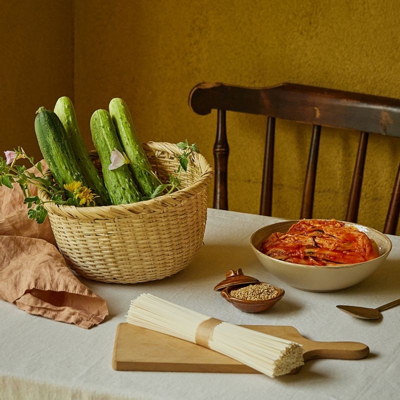 김치 비빔국수 [우리의 식탁 제공]