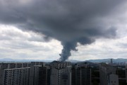 광주 금호타이어 화재, 공장 절반 전소 위기