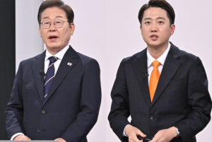 첫발 뗀 TV 토론, 이재명 “진지한 토론 됐다”…이준석 “토론 안 돼” 극과 극
