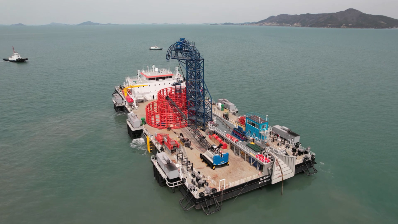 LS Marine Solution's cable laying vessel GL2030 (LS Marine Solution)
