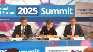 OECD transport ministers gather to discuss transport resilience amid global trade uncertainties, climate change