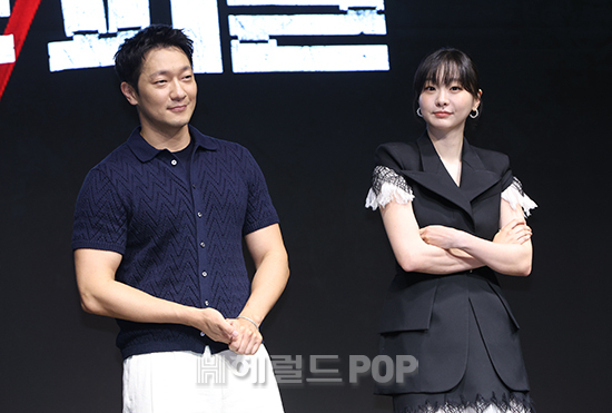 배우 손석구, 김다미/사진=민선유 기자