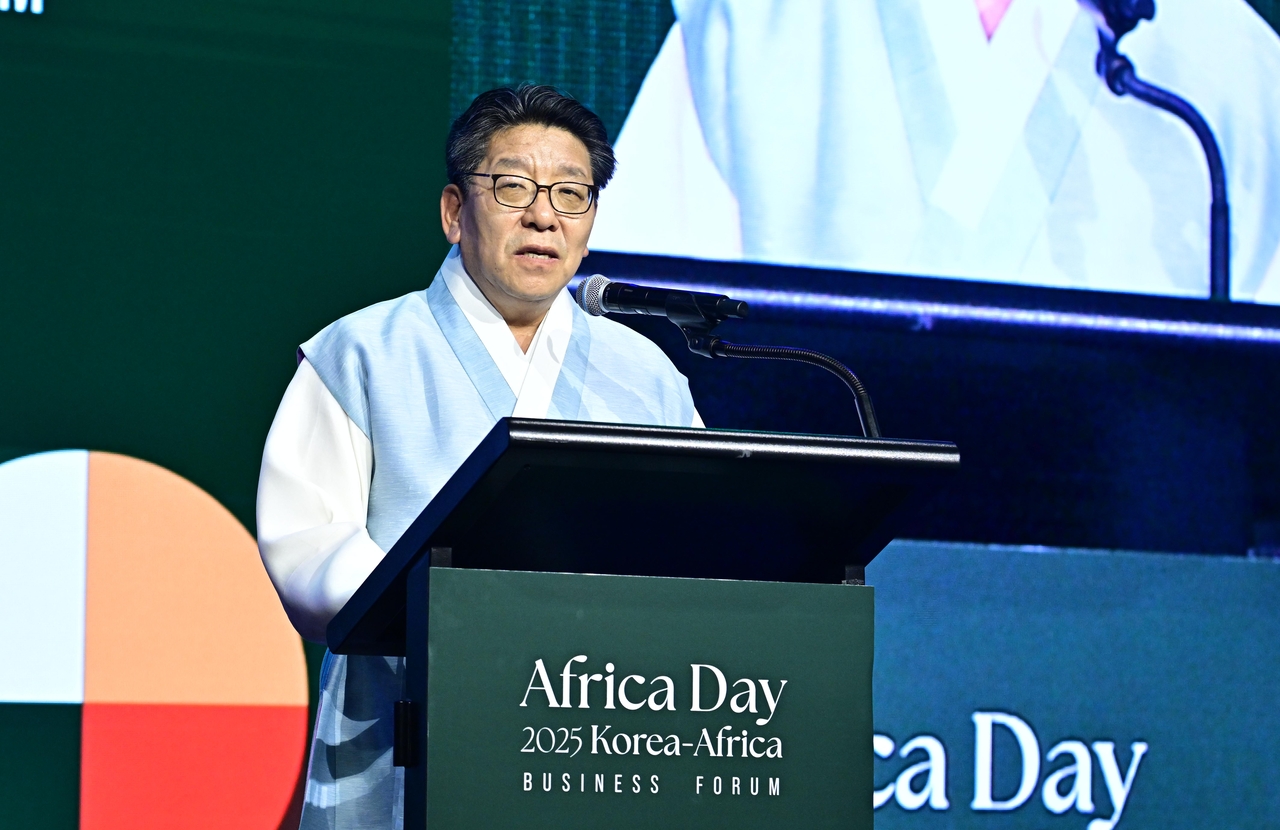 Choi Jin-young, president and CEO of Herald Media Group (Lee Sang-sub/The Korea Herald)