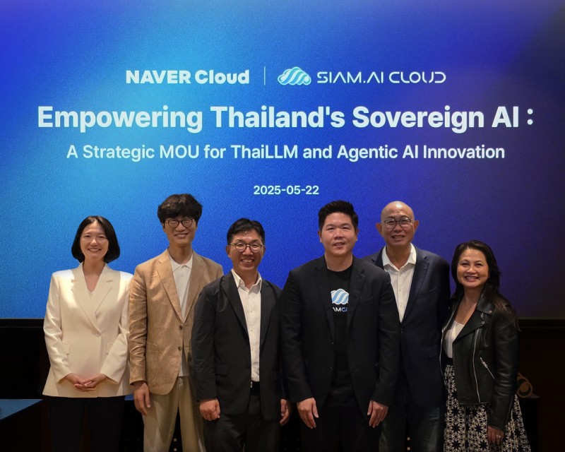 Naver Cloud teams up with Siam AI to develop Thai-language LLM, AI agent