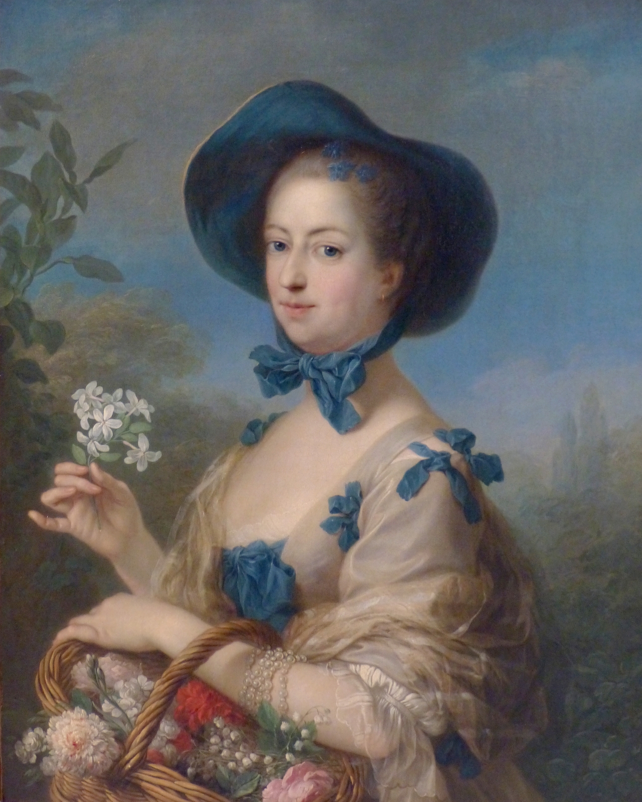 샤를 앙드레 반 루, 정원사로의 투혼 토토사이트 부인, 1754~1755, 캔버스에 유채, 베르사유 궁전